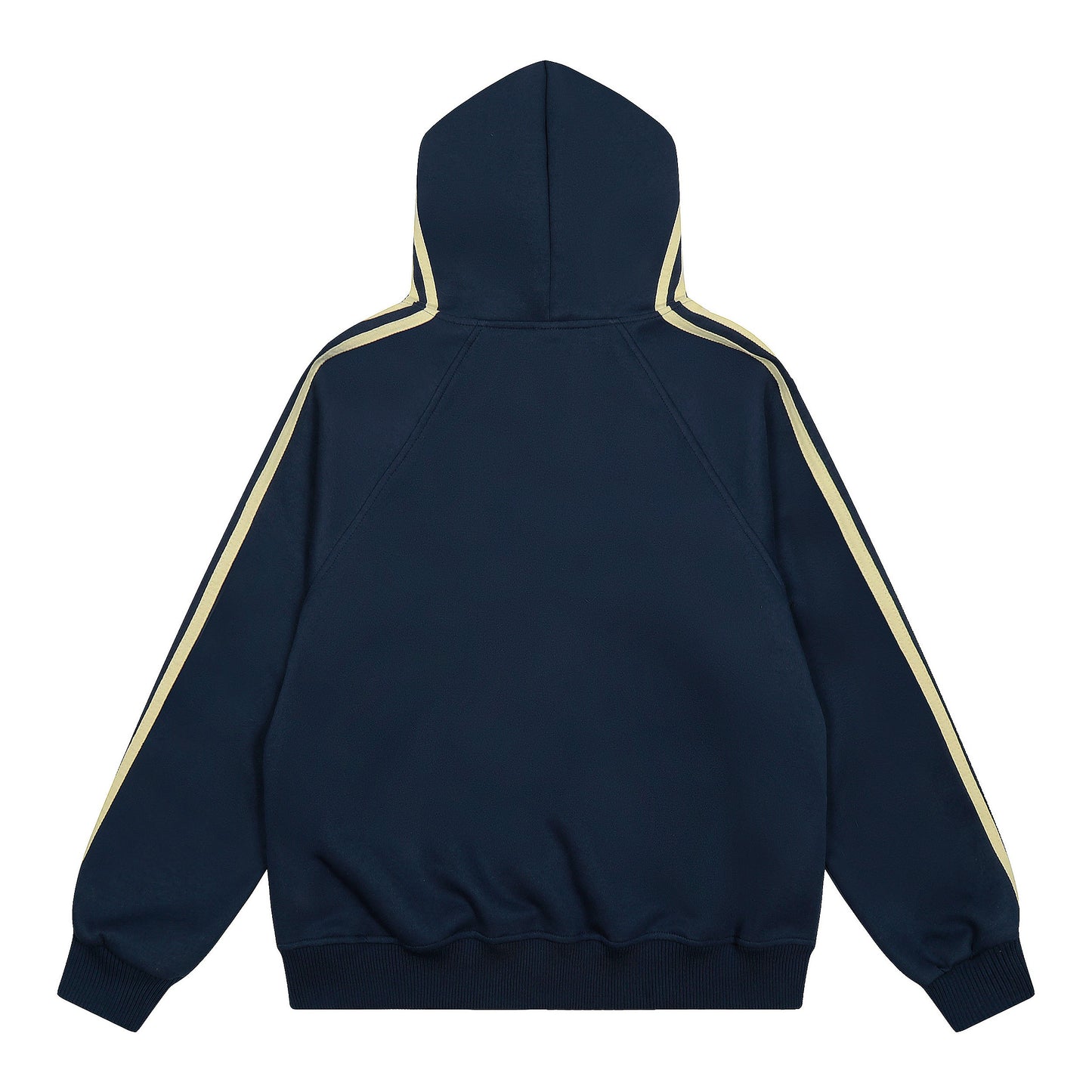 Retro Stripes | Varsity Zip Up Hoodie - Luxuryurbanwear