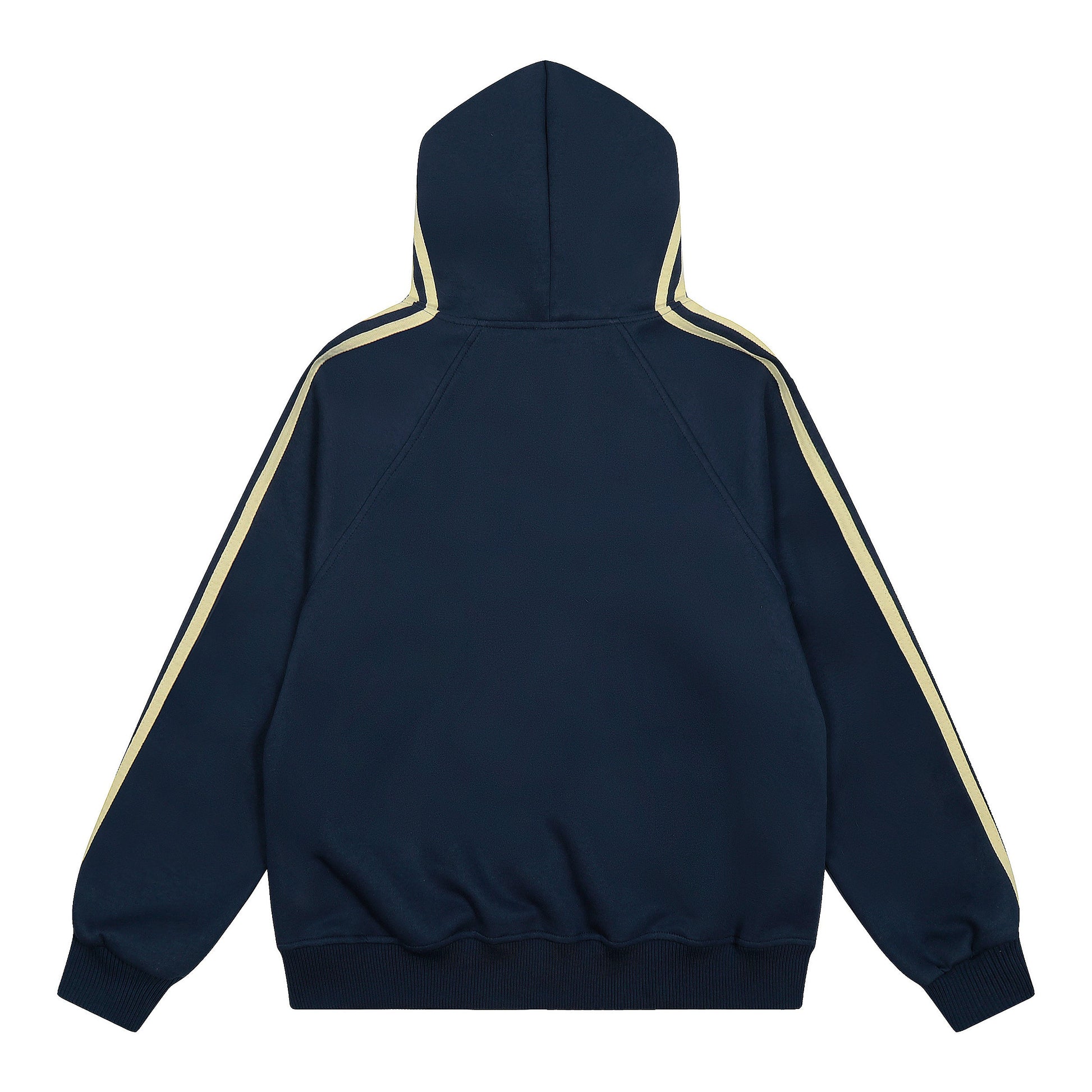 Retro Stripes | Varsity Zip Up Hoodie - Luxuryurbanwear