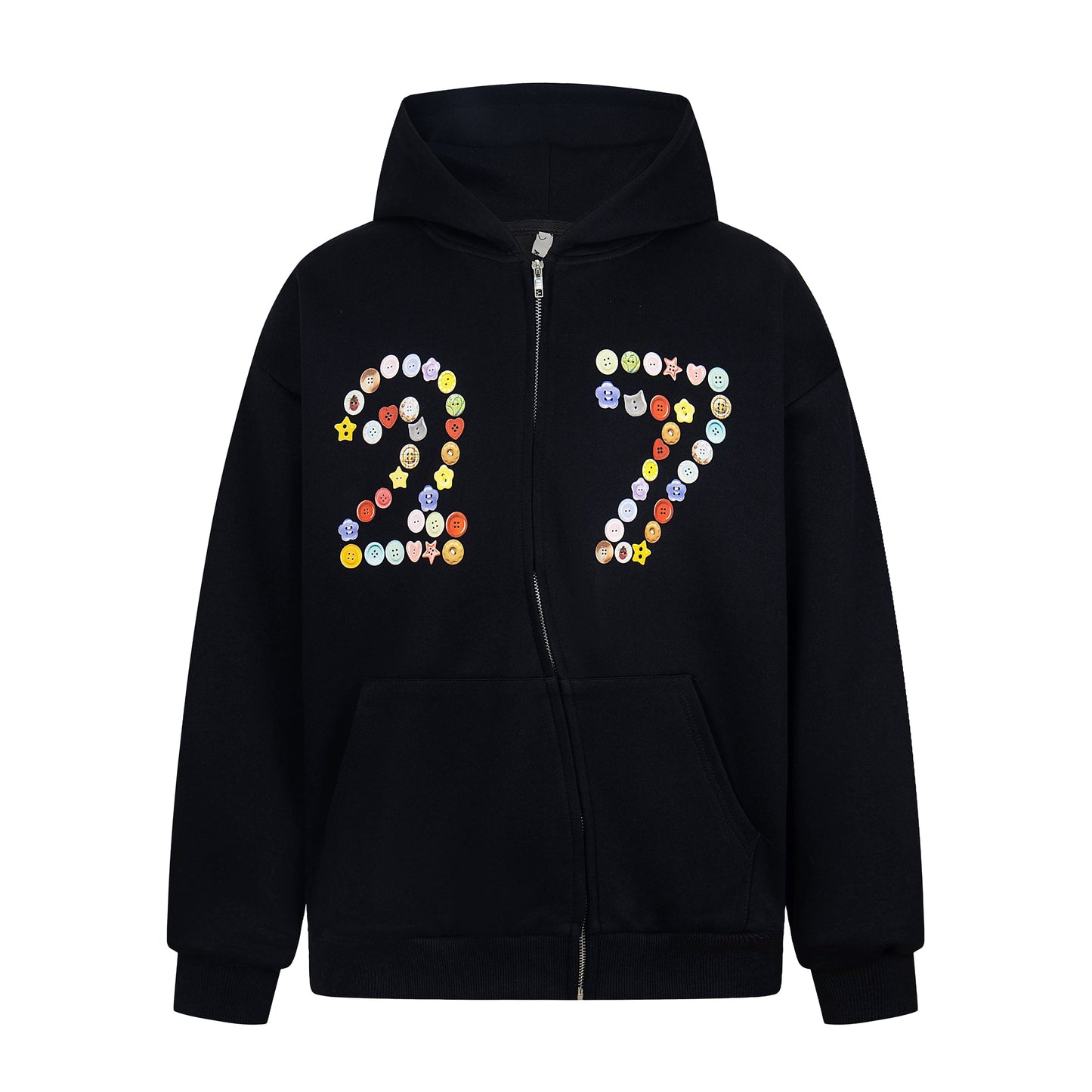 Emoji Art 27 Print | Zip-Up Hoodie - Luxuryurbanwear