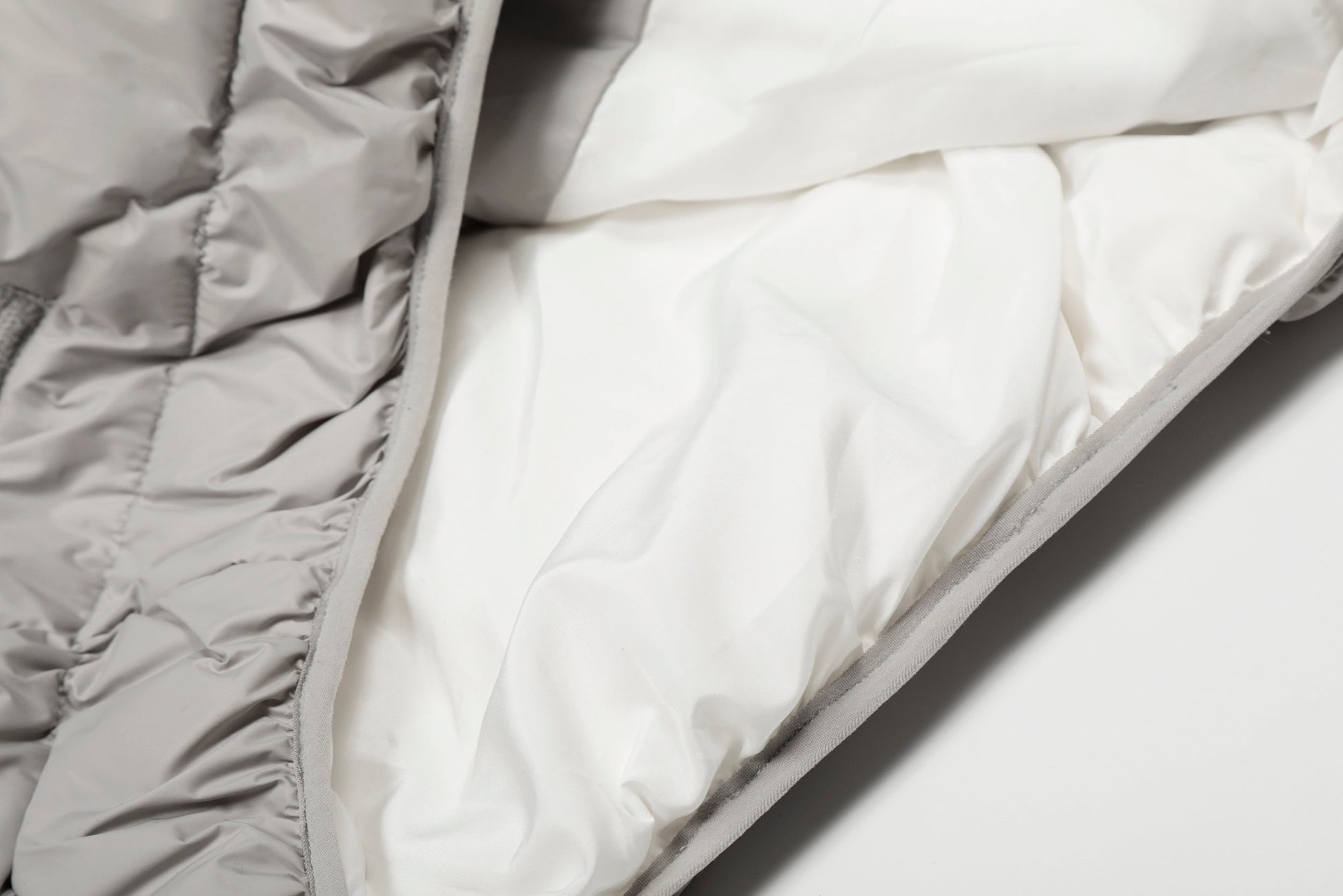 Hybrid Knit-Sleeve | Hooded Puffer Jacket - Luxuryurbanwear