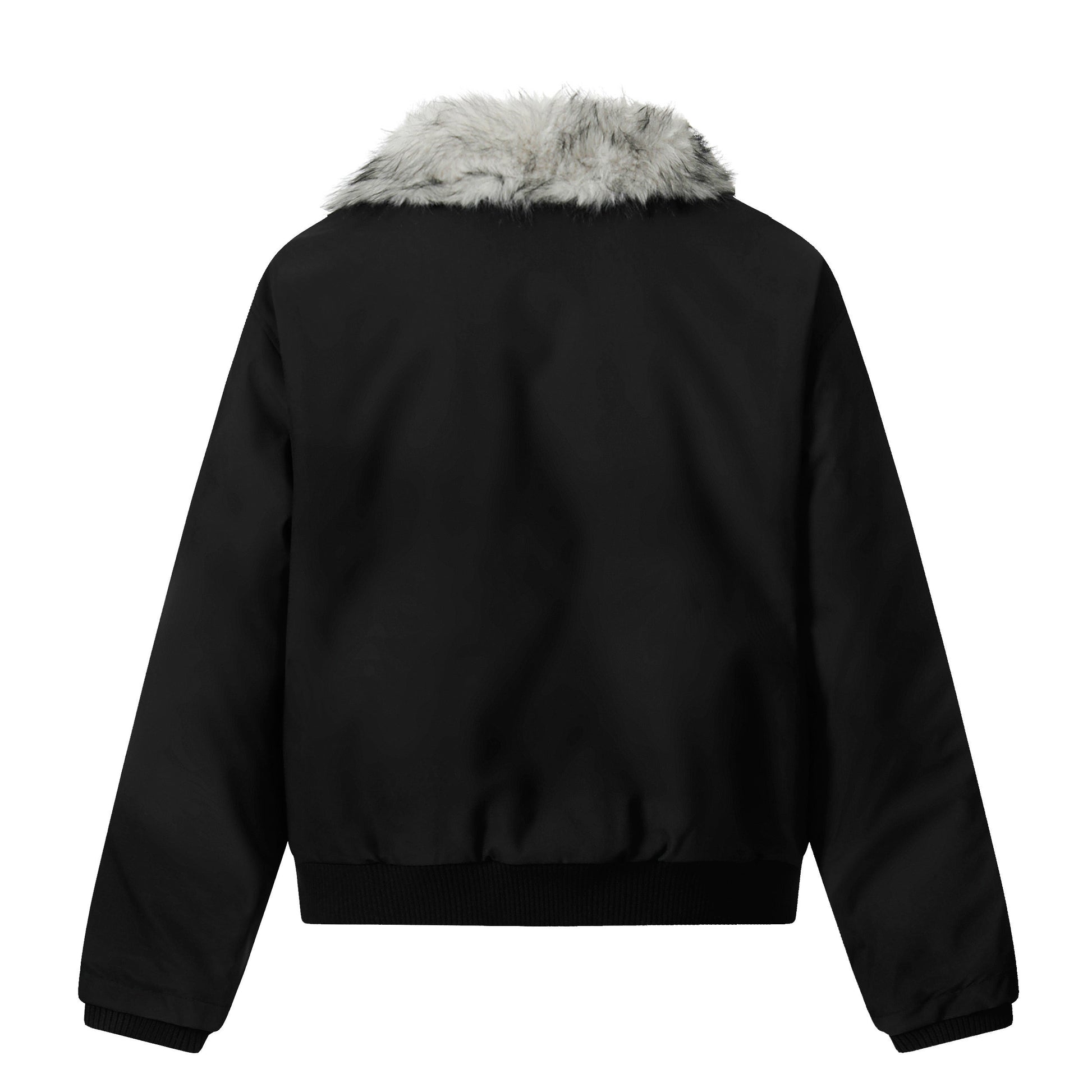 Faux-Fur Panel | Asymmetric Winter Jacket - Luxuryurbanwear