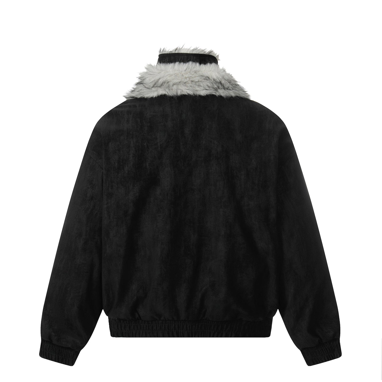 Patchwork Faux Fur Stand Jacket - Premium Winter Streetwear | LuxuryUrbanwearPatchwork Fur | Winter Stand Jacket - Luxuryurbanwear