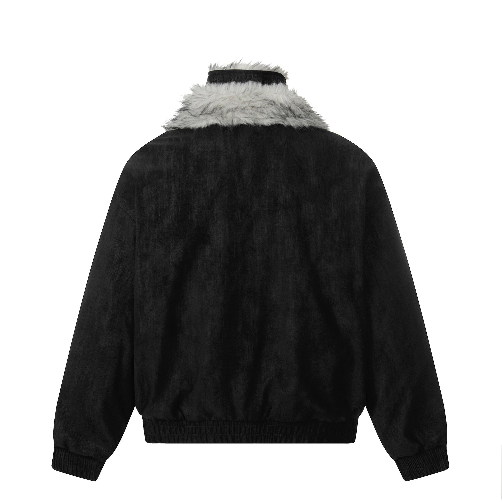 Patchwork Faux Fur Stand Jacket - Premium Winter Streetwear | LuxuryUrbanwearPatchwork Fur | Winter Stand Jacket - Luxuryurbanwear