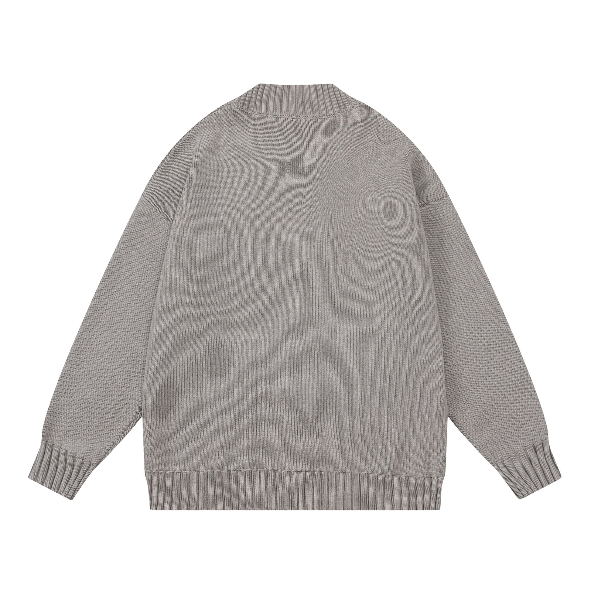 Vintage Textured| Patchwork Knit Cardigan - Luxuryurbanwear
