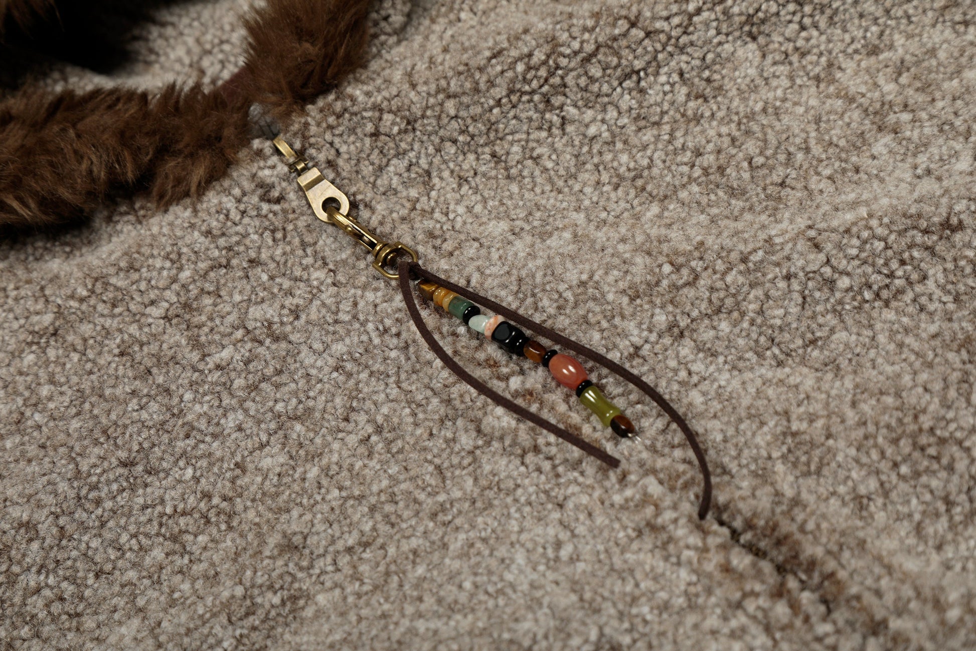 Pine Cocoa | Contrast Hooded Zip Jacket - Luxuryurbanwear