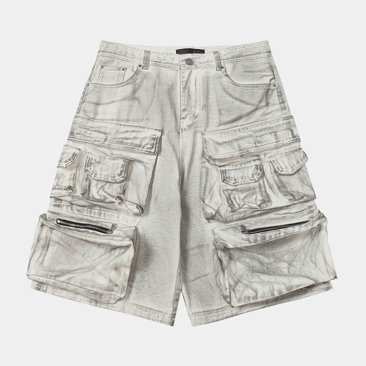 Multi-Pocket | Washed Cargo Shorts - Luxuryurbanwear