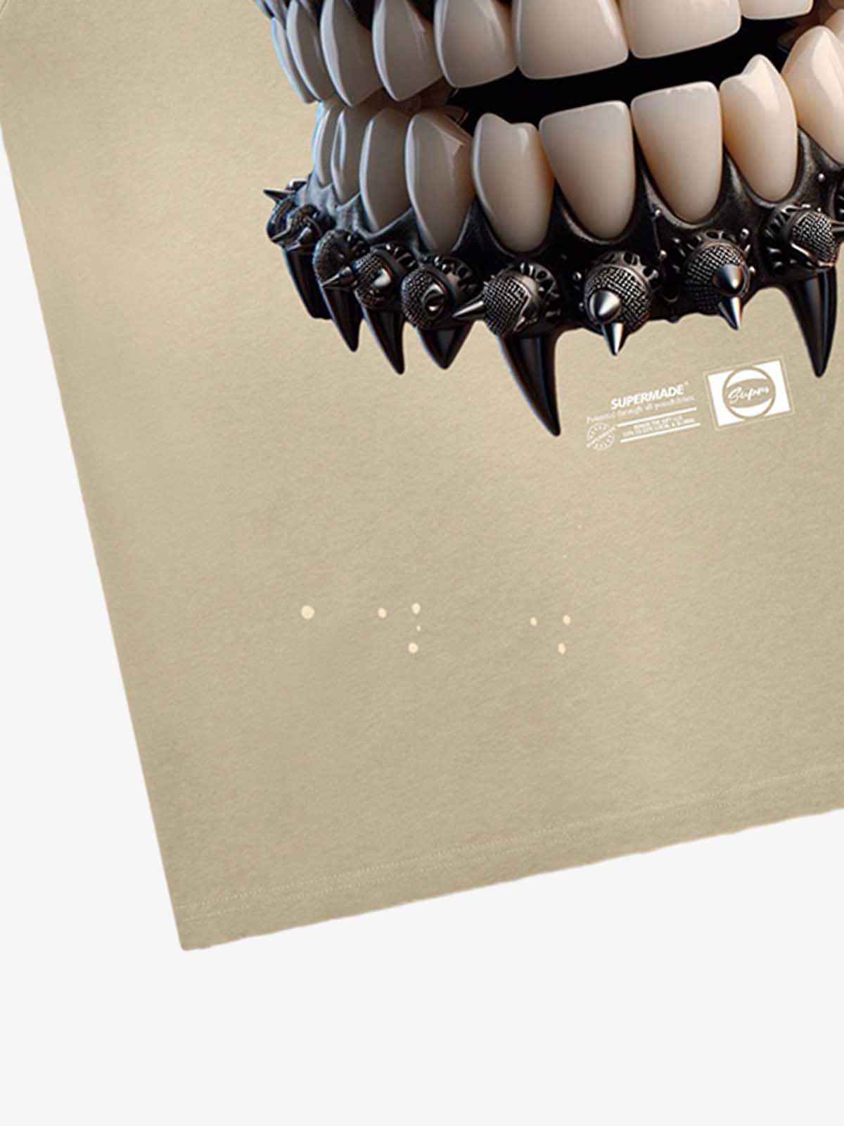 Spiked Teeth Graphic T-Shirt