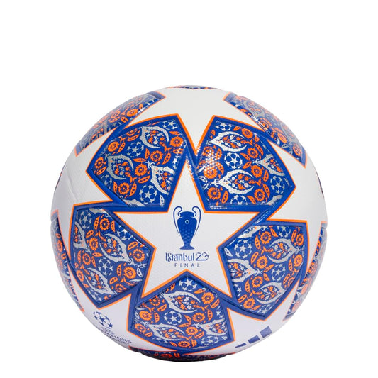 adidas Unisex-Adult UCL League Ball White/Team Royal Blue/Solar Orange/Silver Metallic 4