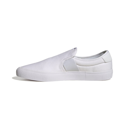 adidas Unisex Vulcraid3r Slip on Running Shoe White/White/Core Black 8 US Men
