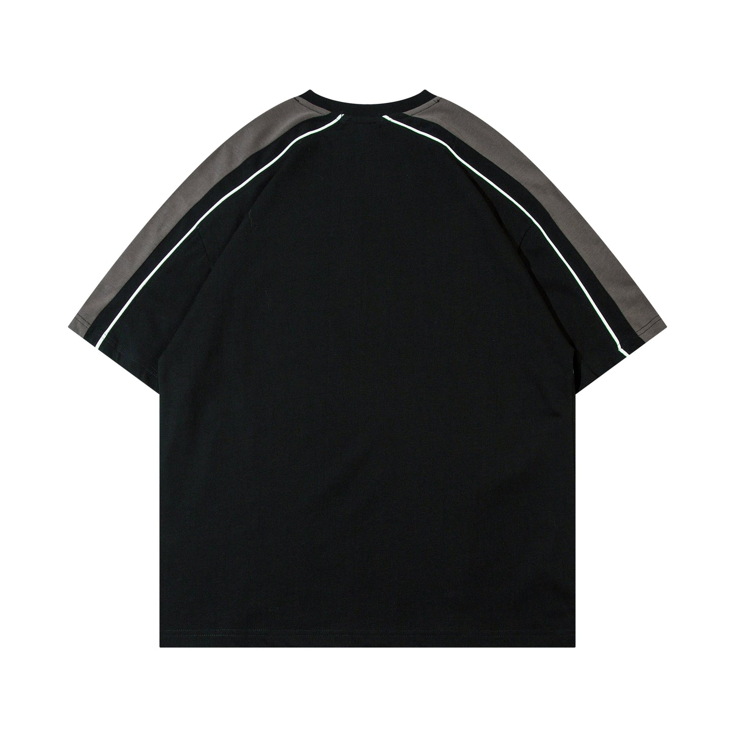 Color-Block Sport Style Tee - Oversized Urban Activewear | LuxuryUrbanwear - Luxuryurbanwear