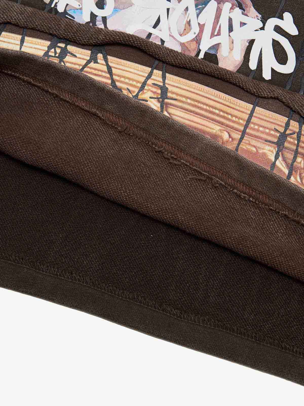 Distressed Thorn Destruction Painting Hoodie
