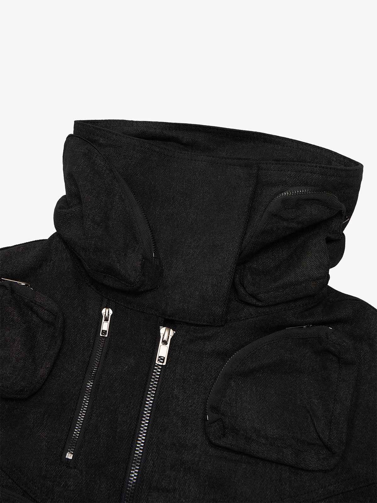 Heavy-Duty Multi-Pocket Multi-Zipper Vest