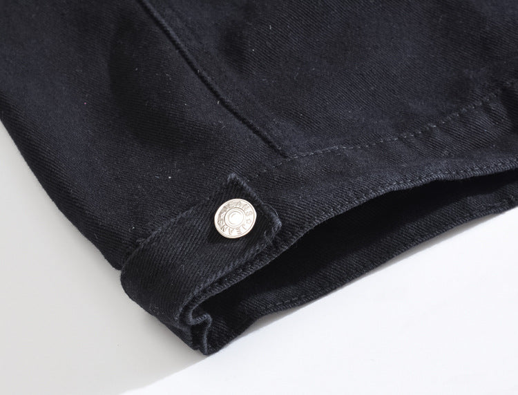 Edgy Studs Denim Vest
