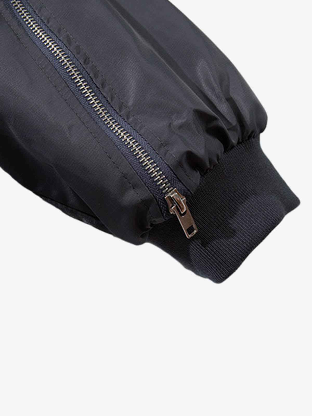 Minimalist Zip Bomber Jacket