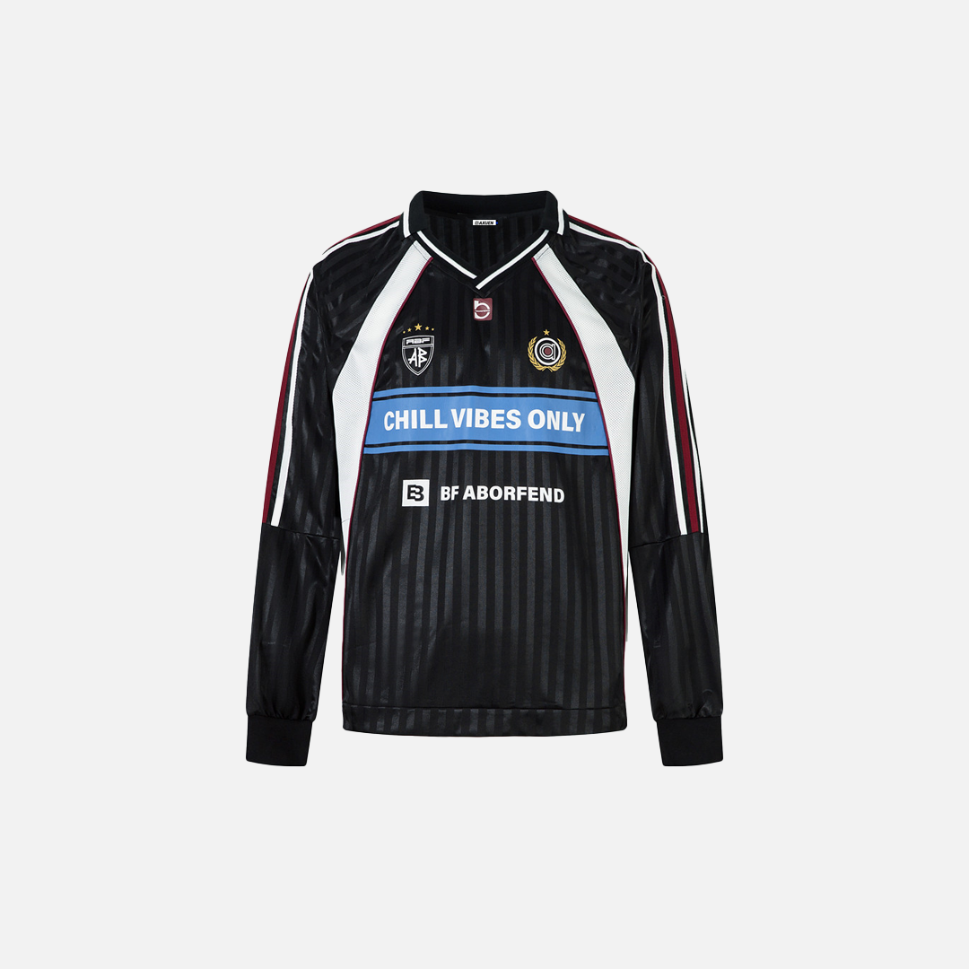 Y2K Luxurious Long Sleeve V-Neck Polo T-Shirt - Luxuryurbanwear