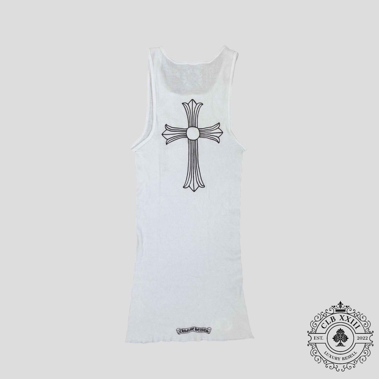 Chrome Hearts Cross Tank Top in White