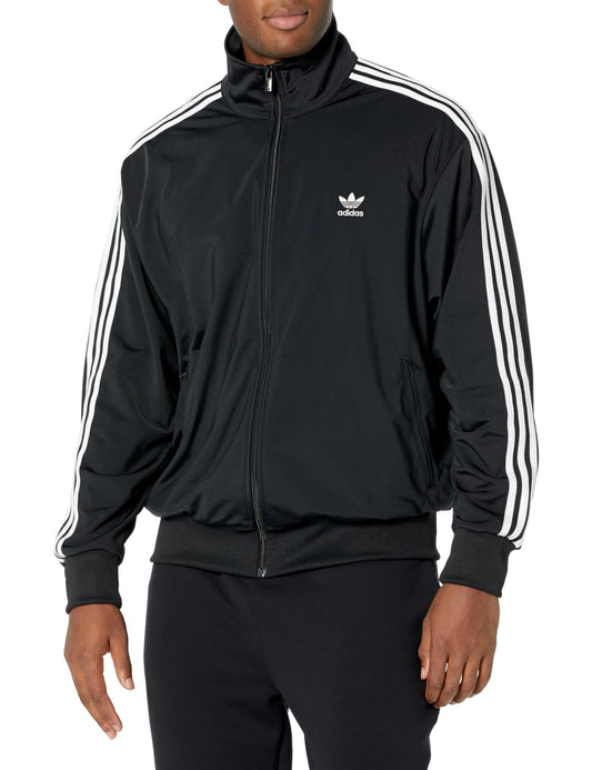 adidas Originals Mens Adicolor Classics Firebird Tracktop Black/White Small