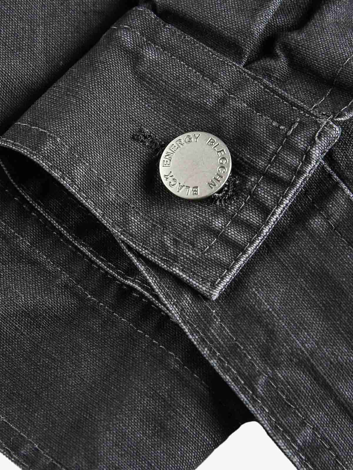 Clean Cut Leather Contrast Collar Pocket Jacket