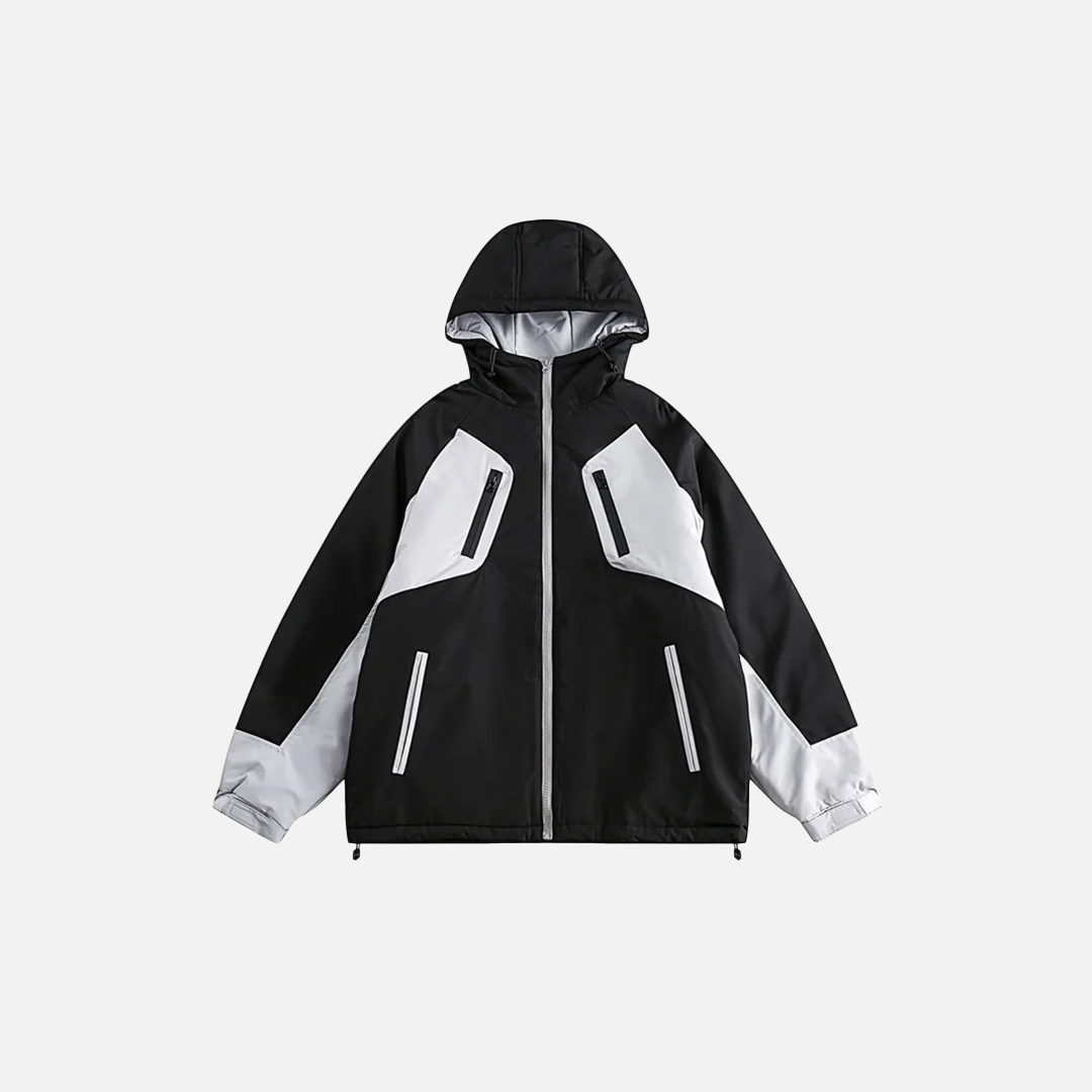 Y2K Oversized Windbreaker Hooded Jacket - Luxuryurbanwear