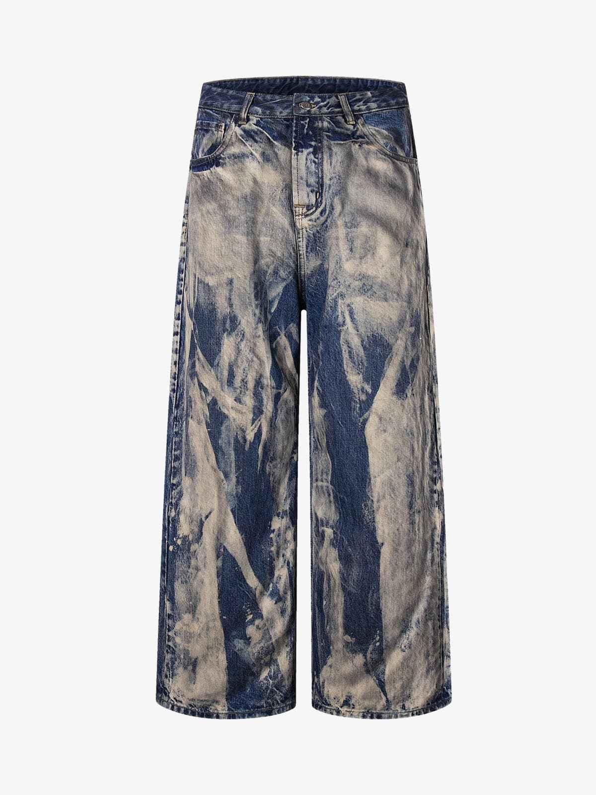 Vintage Acid Wash Tie-Dye Jeans