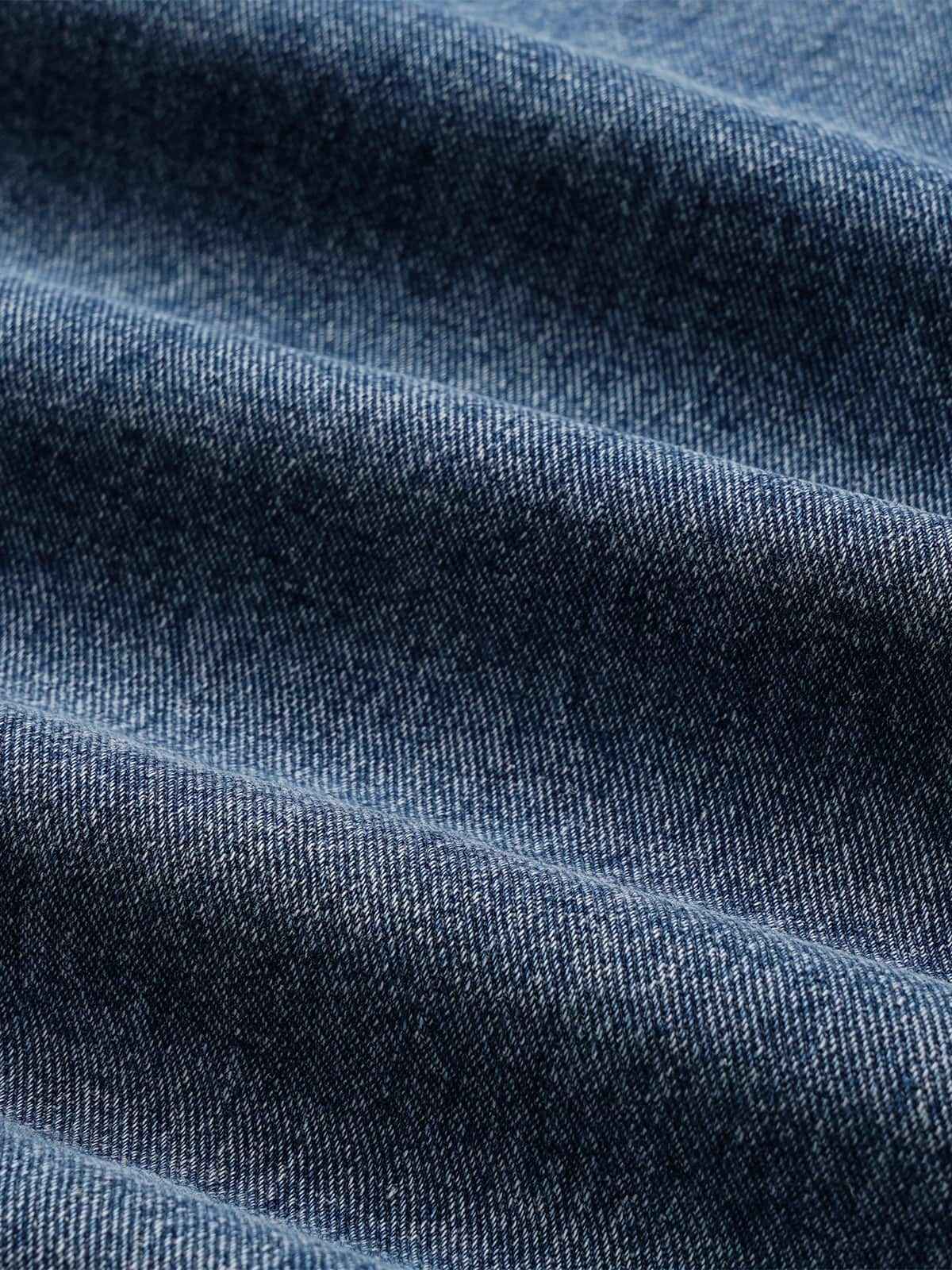 Retro Washed Cargo Multi-Pocket Straight Jeans