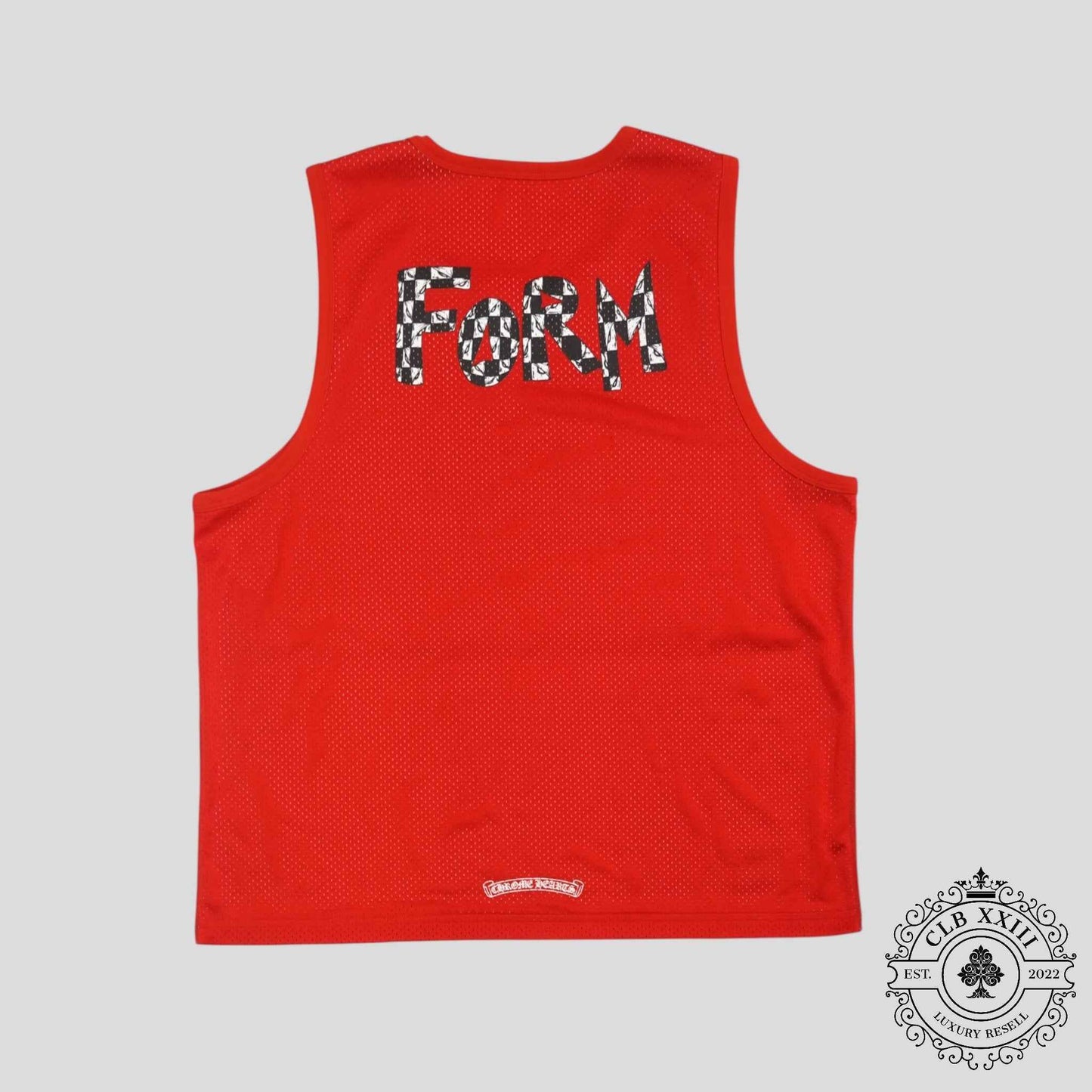 Chrome Hearts Reversible Mesh Team 99 Jersey in Red
