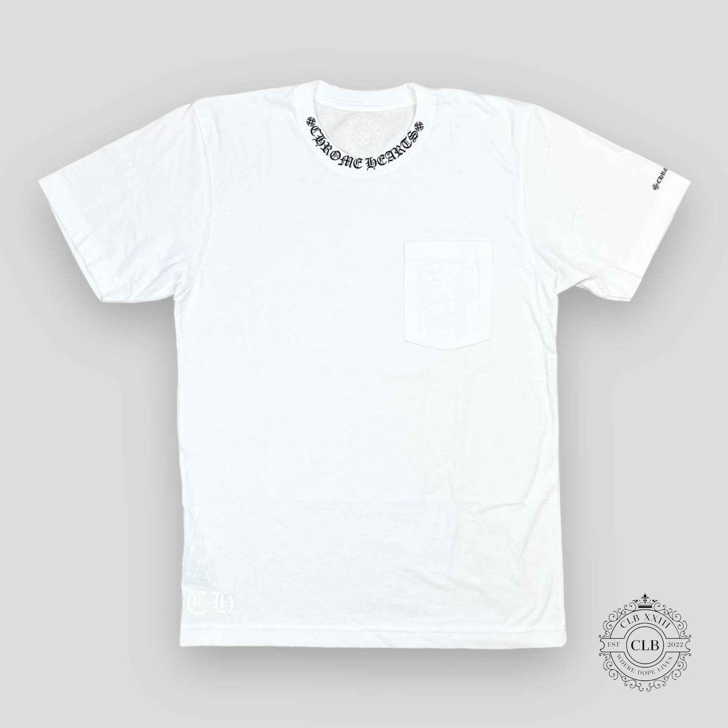 Chrome Hearts Neck Script Logo Tee