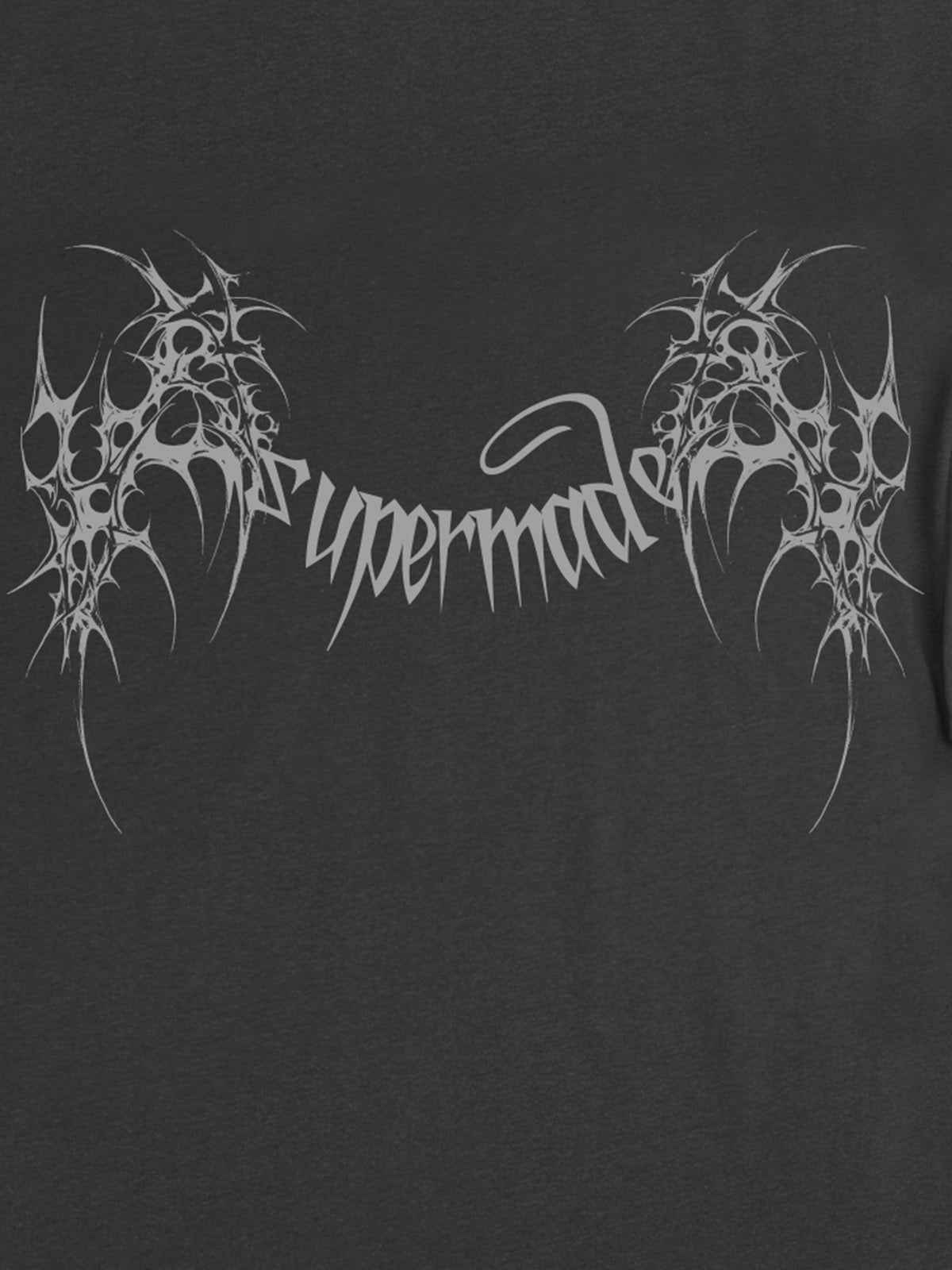 SUPM Gothic Sharp Letter Graphic T-Shirt