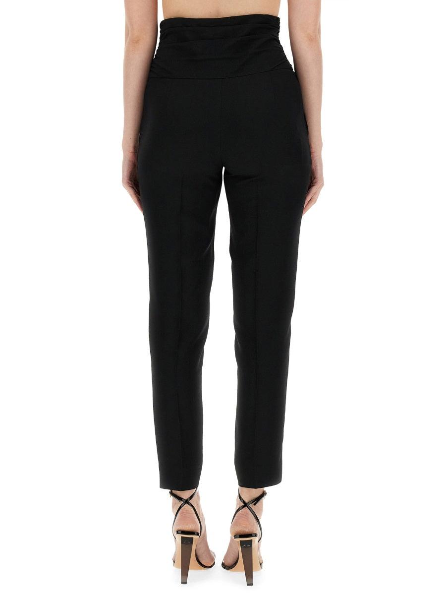Moschino Women Pants With Heart Application