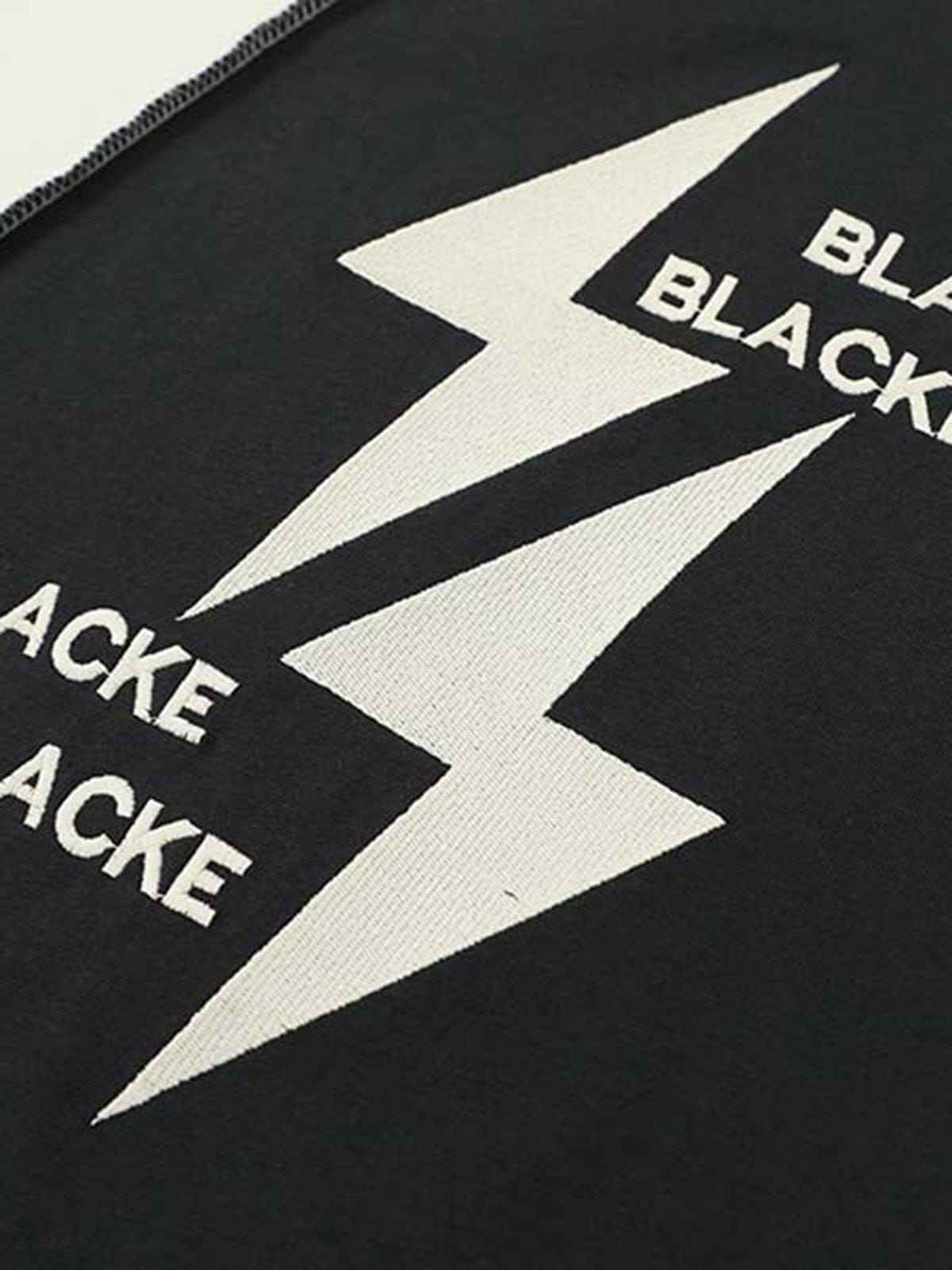 Long Sleeve Lightning Letters