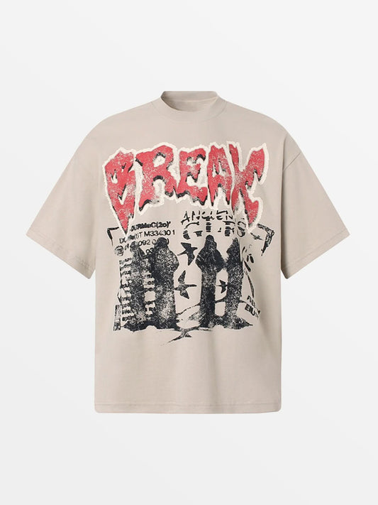 LUW "Wander" Expedition Tee - Luxury Heavyweight 360GSM Travel-Ready Streetwear T-Shirt