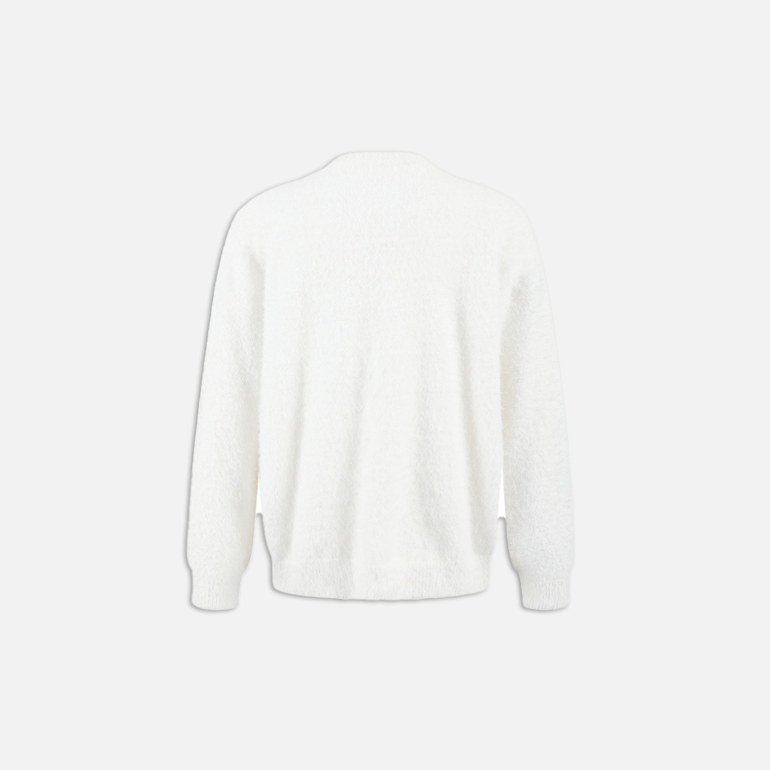 Y2K Cozy Silhouette Butterfly Jacquard Sweater - Luxuryurbanwear