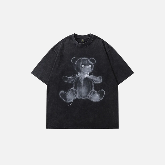 Soft Oversized Vintage Teddy Bear Graphic T-Shirt - Luxuryurbanwear