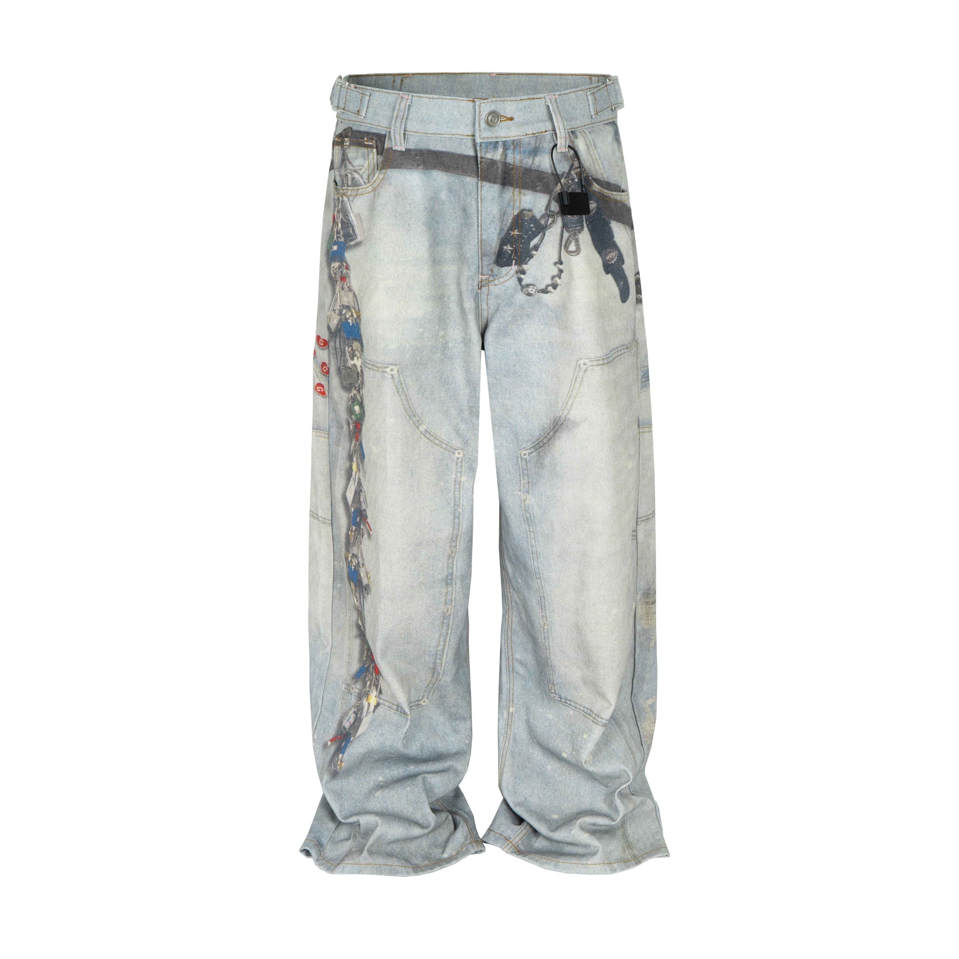 WIDEBOY PADLOCK DENIM