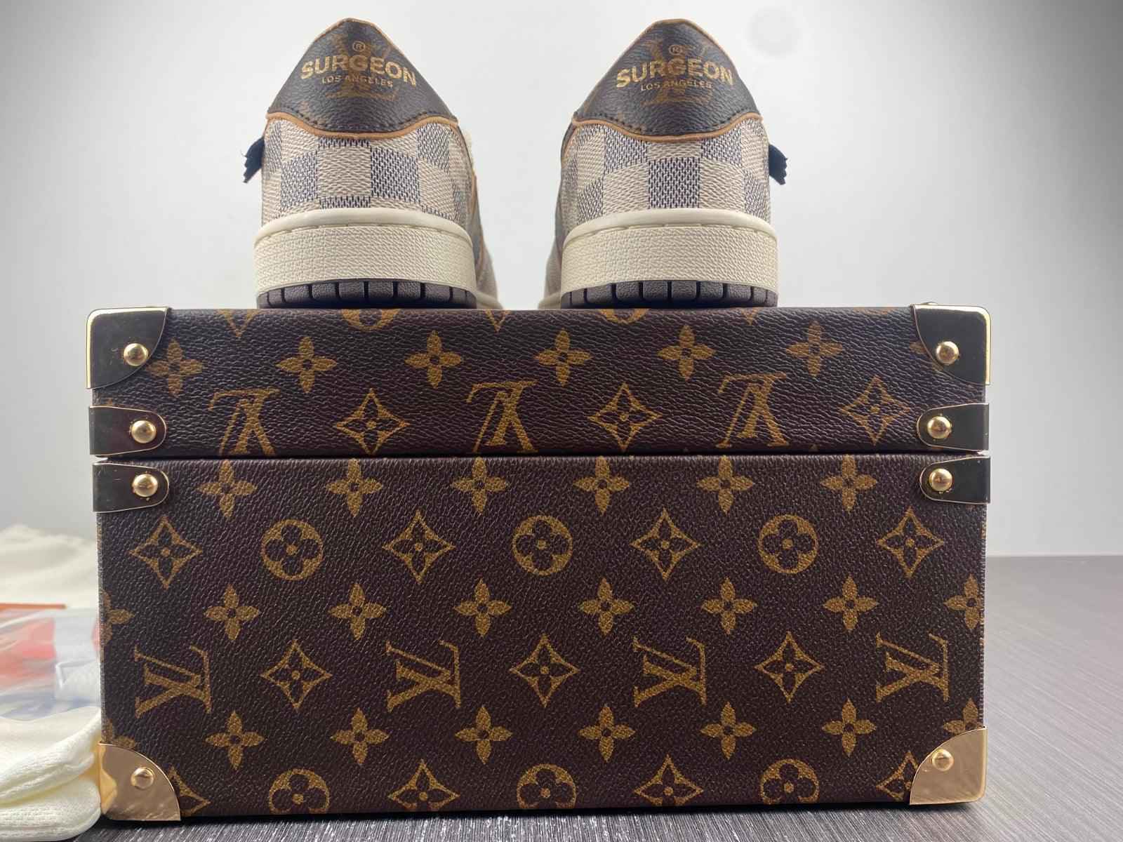 Custom Air Force 1 Monogram Low Surgeon Los Angeles Wolvess