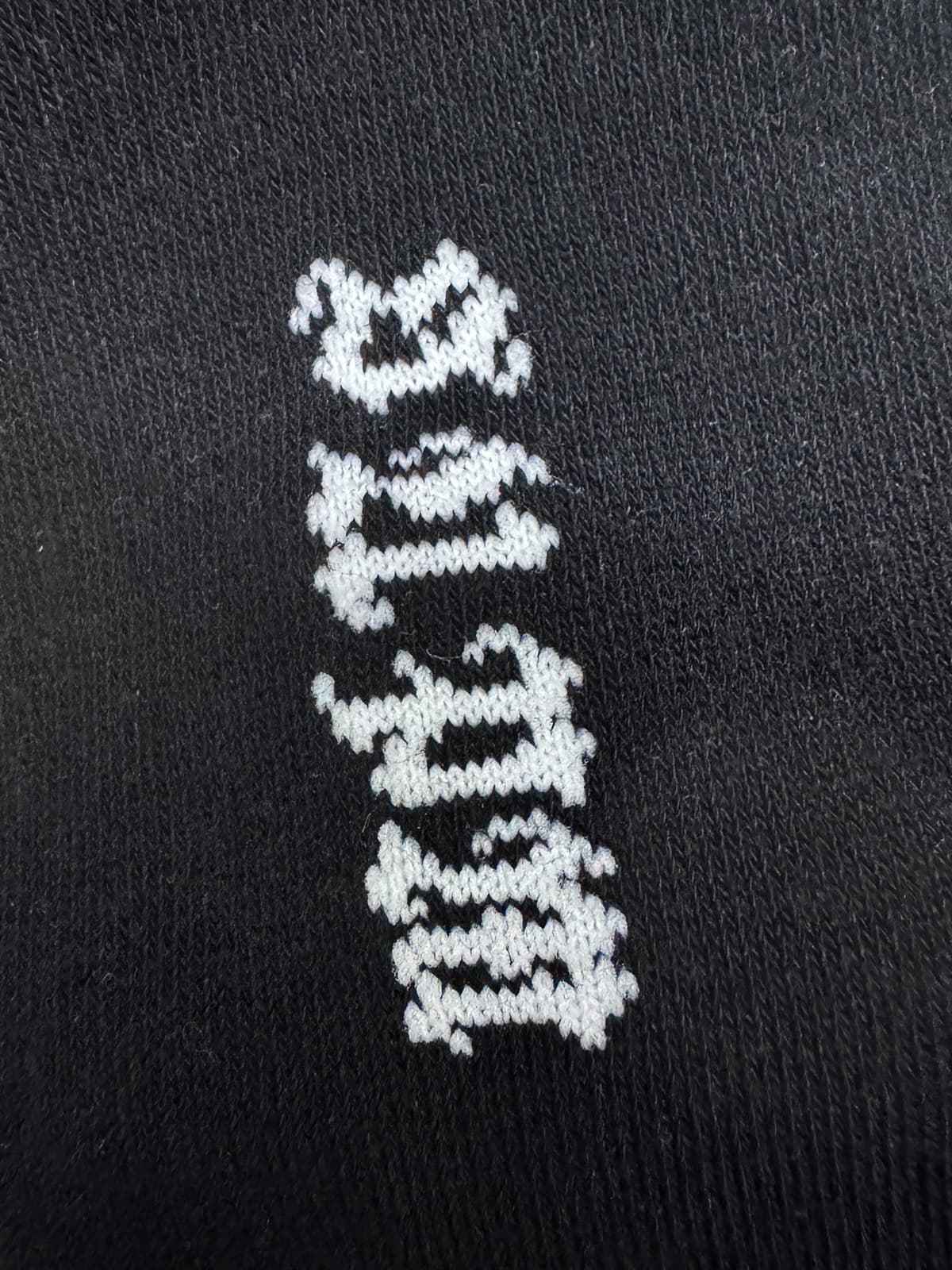 Street S Logo Design Black Socks