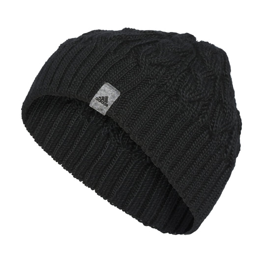 adidas Womens Whittier Beanie Standard fit Acrylic Knit Skull Cap/hat for Winter Black F23 One Size