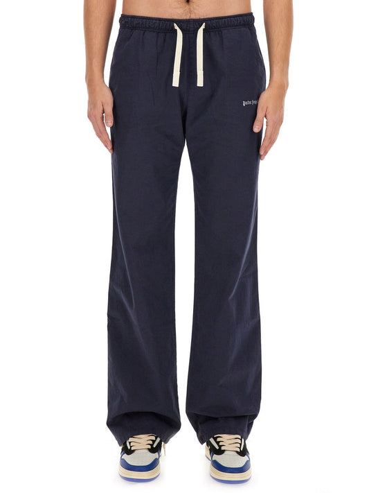 Palm Angels Men Pants With Logo