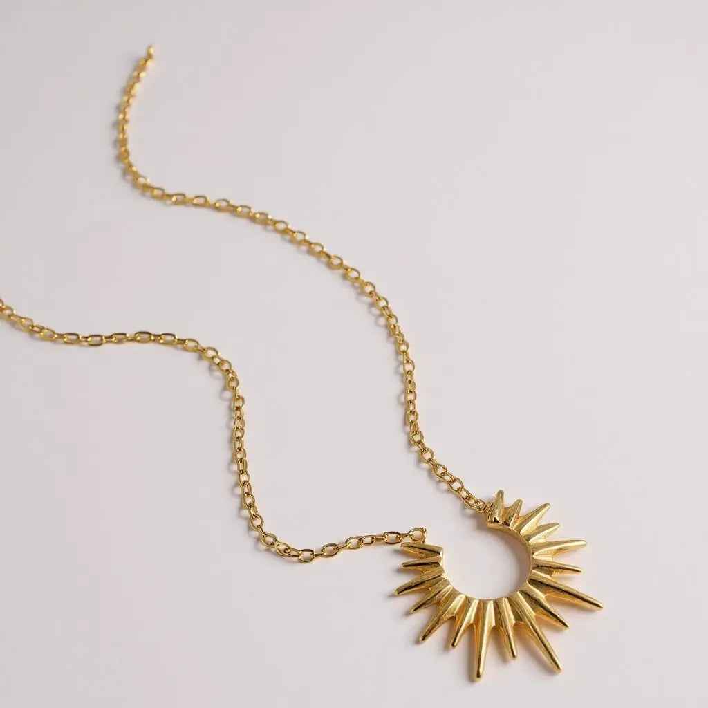 Starburst Gold Necklace