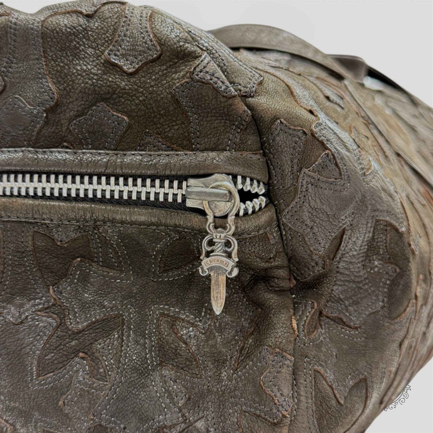 Chrome Hearts XXL Cross Patch Duffle Bag