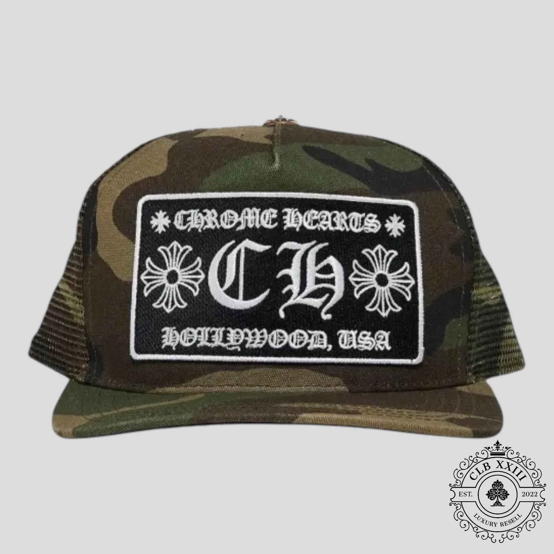 Chrome Hearts Hollywood Patch Hat in Camo