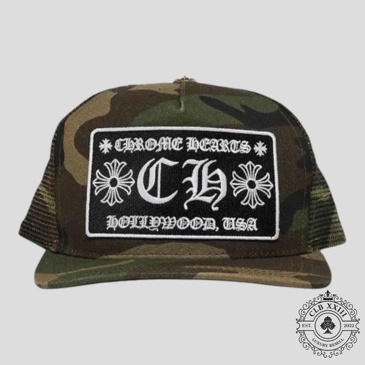 Chrome Hearts Hollywood Patch Hat in Camo