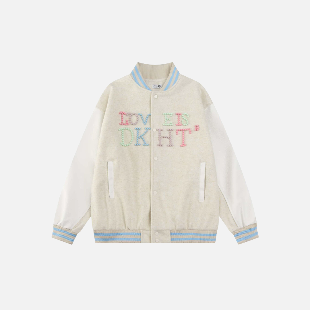 Y2K Women Patchwork Retro Baseball Varsity Jacket - Luxuryurbanwear
