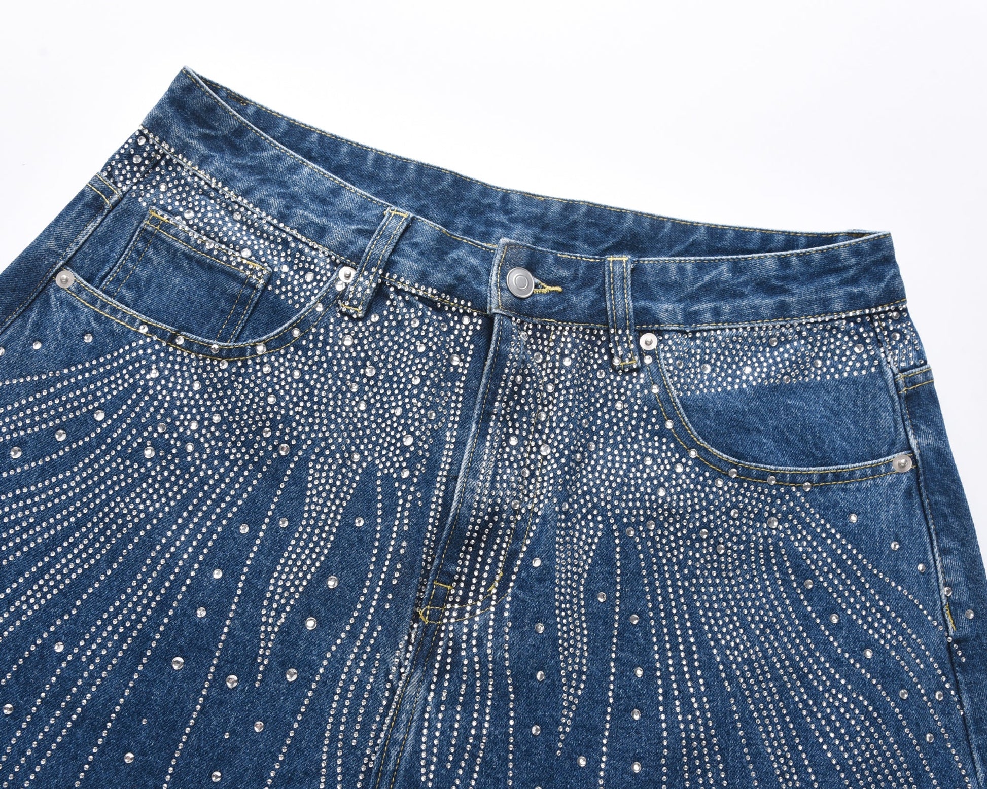 Night Glow Sparkle | Baggy Jeans - Luxuryurbanwear
