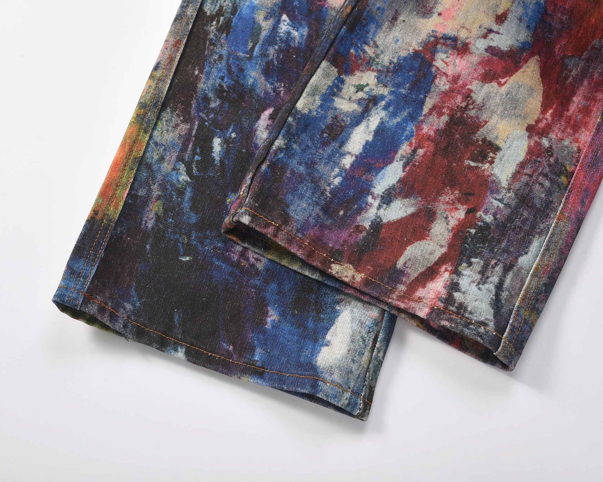 Multicolor Paint Splash | Denim Jeans - Luxuryurbanwear