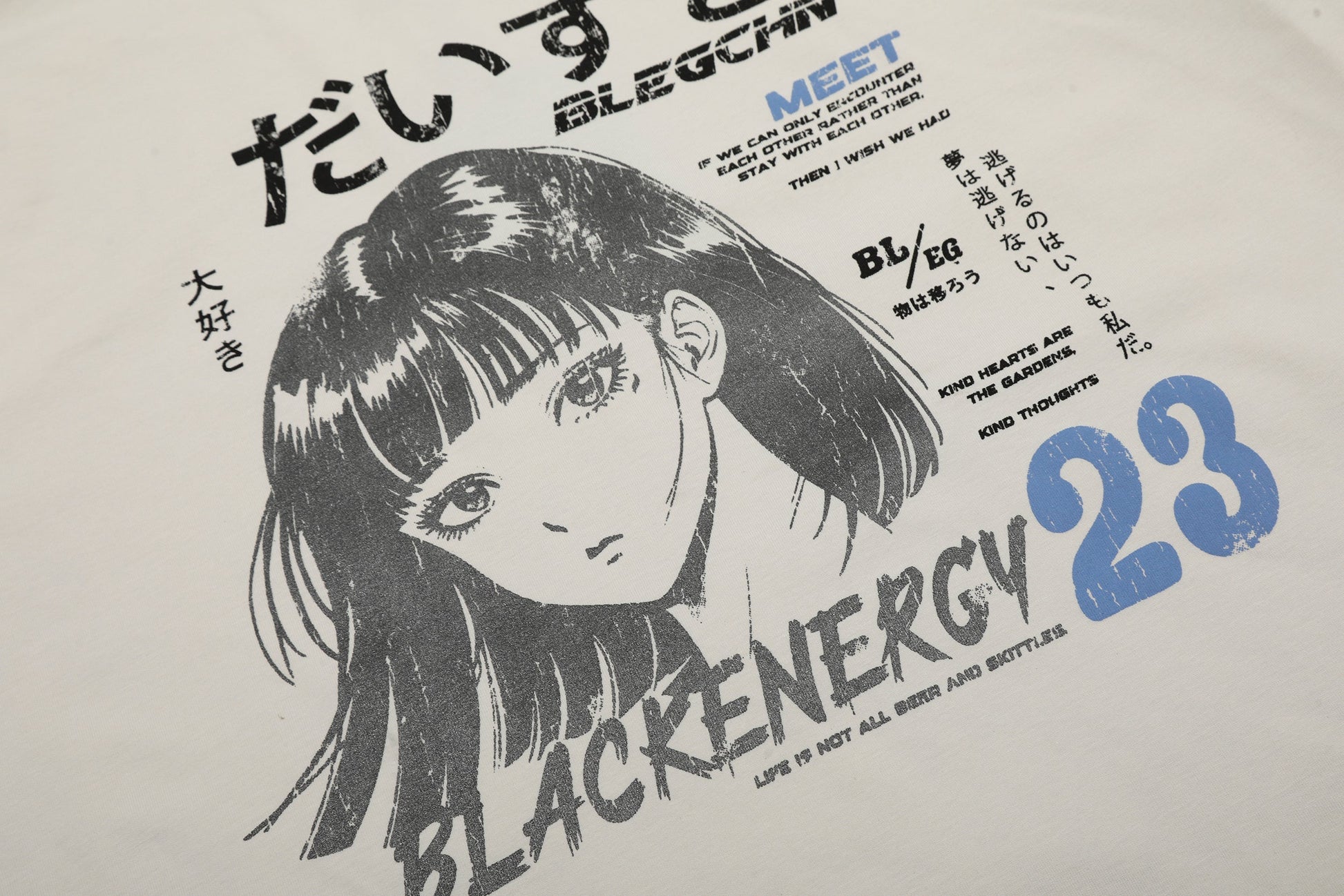 Anime Girl | Oversized T-shirt - Luxuryurbanwear