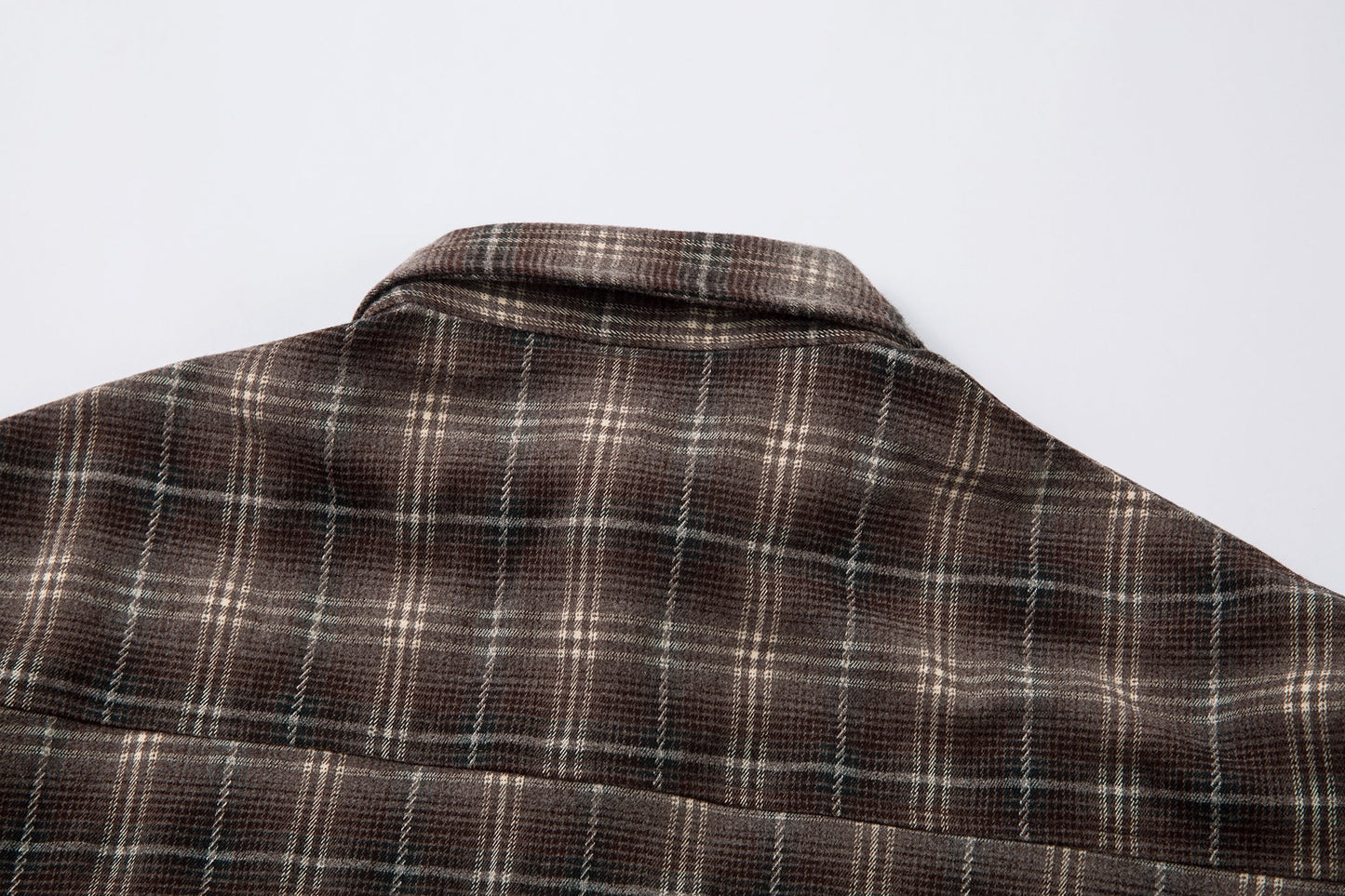Vintage Plaid Contrast | Layered Sweatshirt - Luxuryurbanwear