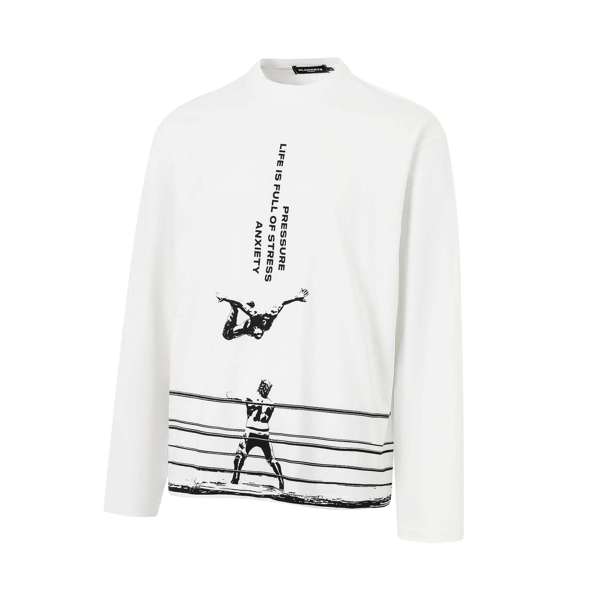 Wrestling Graphic Print | Streetwear Sweatshirt - Luxuryurbanwear