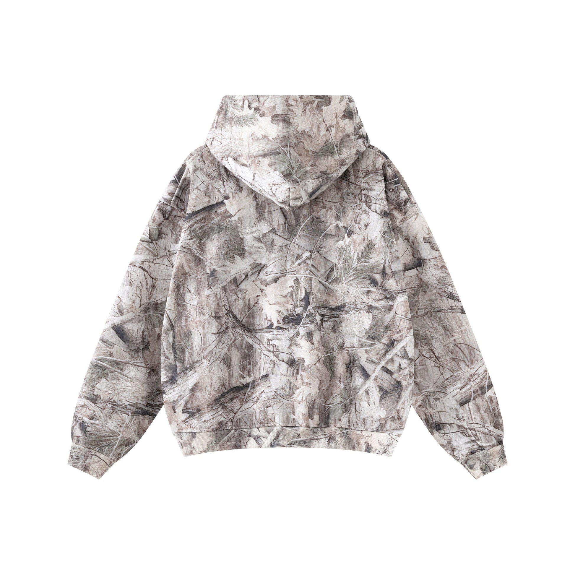 Tree Branch Camo Print | Oversized Hoodie - Luxuryurbanwear