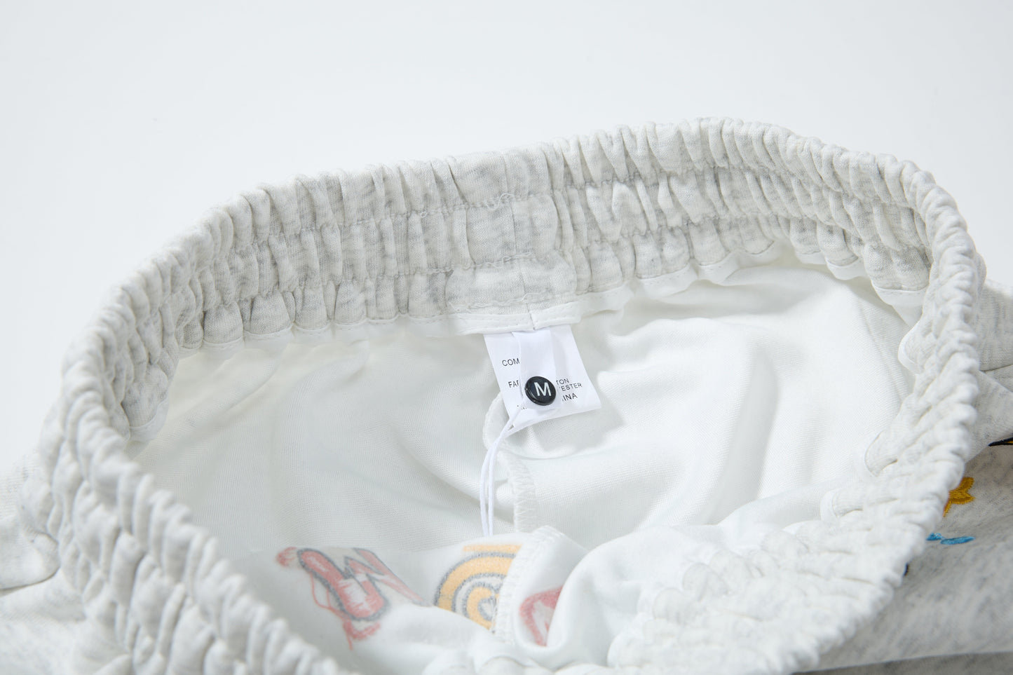 Cartoon Patch Decor | Loose Sweatpants - Luxuryurbanwear